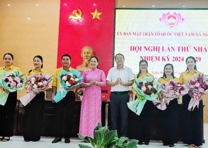 UB MTTQ xã Nghĩa Đàn tổ chức hội nghị lần thứ nhất